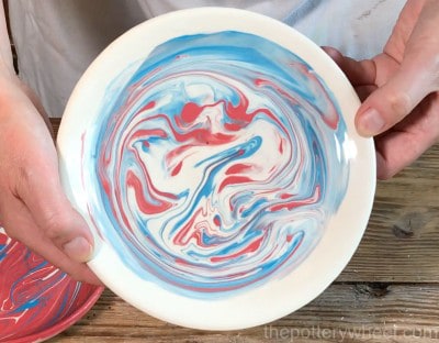 Marbling Pottery