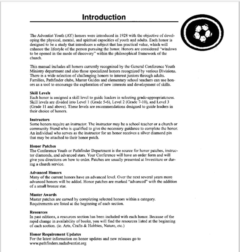Intro Honors